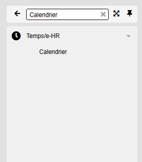 la barre de recherche