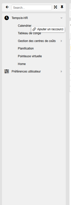 Créer des raccourcis